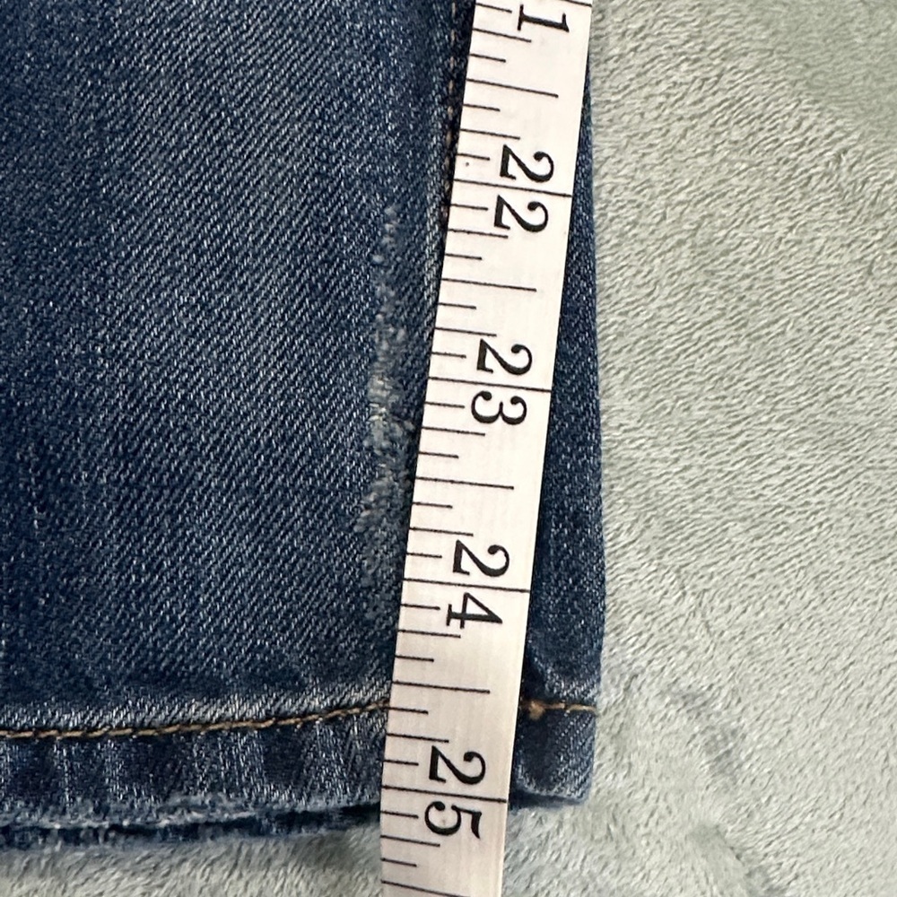 Classic Blue Distressed Women Jeans size 6 Zara Z1975 - Picture 14 of 15